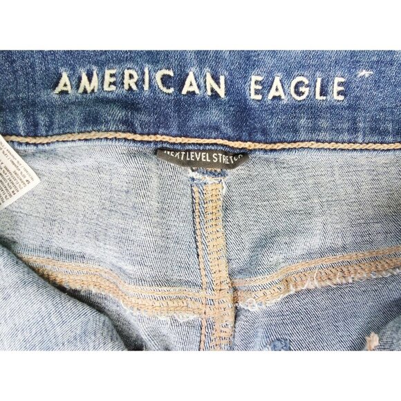 American Eagle Outfitters Size 4 Regular Womens 30" Inseam Super High Rise Flare - Picture 8 of 13